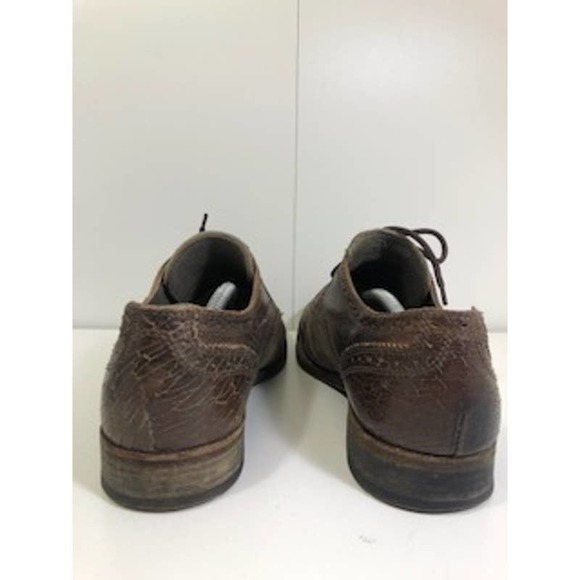 AllSaintsTrait Spectator Two-Toned Brogue Dress Shoes Brown Men's US 12 - Picture 4 of 7